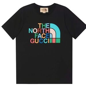 GUCCI x The North Face (Unisex) T-shirt Black Size Small (EUC)